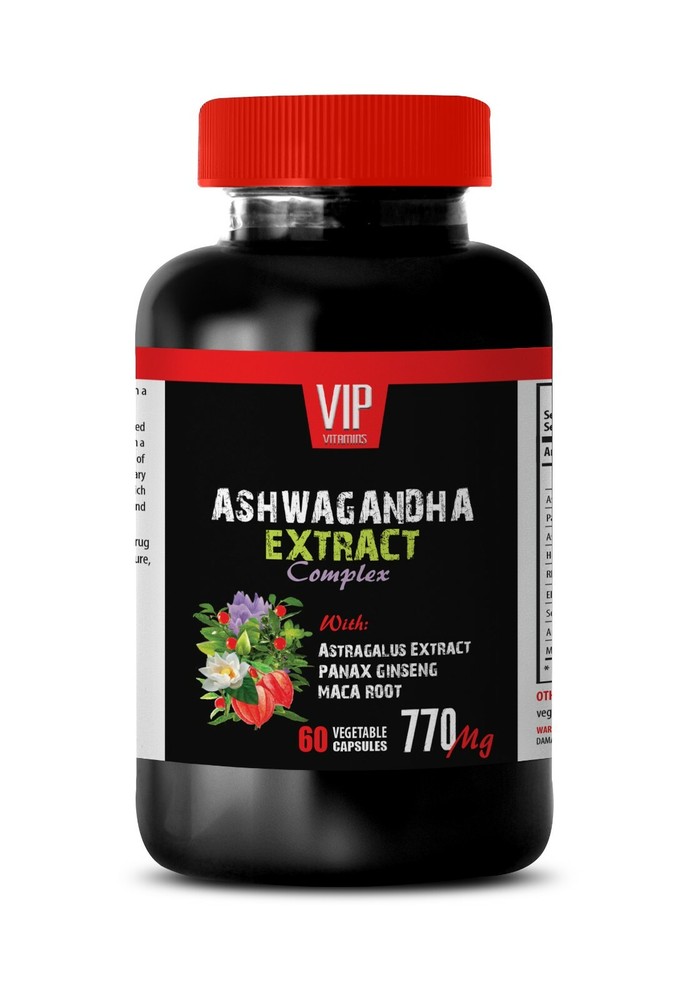 natural adaptogen formula - ASHWAGANDHA COMPLEX 770MG - immune boosting pills 1B