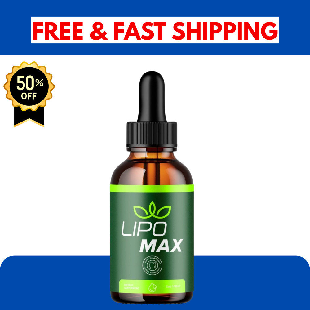 (1 Pack) Lipo Max Drops Advanced Formula Health & Fitness Supplement 60 Serving