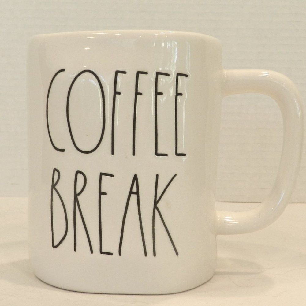 Rae Dunn Artisan Collection coffee mug COFFEE BREAK
