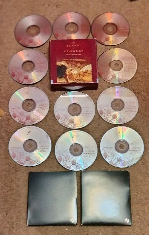 The Blood of Flowers - Anita Amirrezvani 11 CD Audiobook Unabridged Hachette VG+