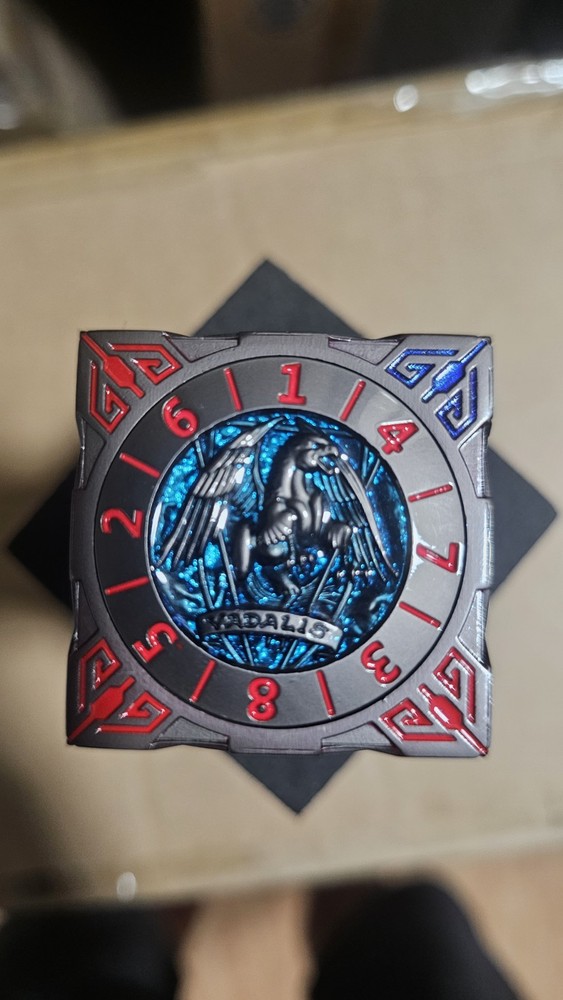 7 in 1 Metal DND Dice Spinner Digital Cube D6 Dungeons and Dragons D&D TRPG Game