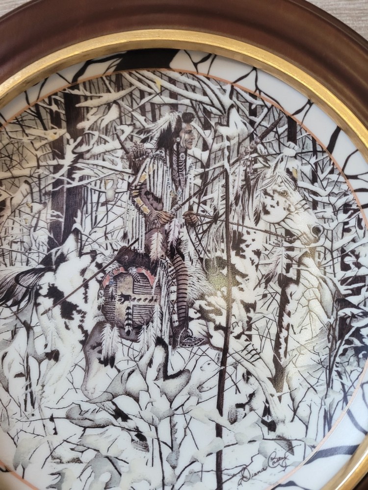 Where Paths Cross Diana Casey Silent Journey The Bradford Exchange 1994 Plate 8