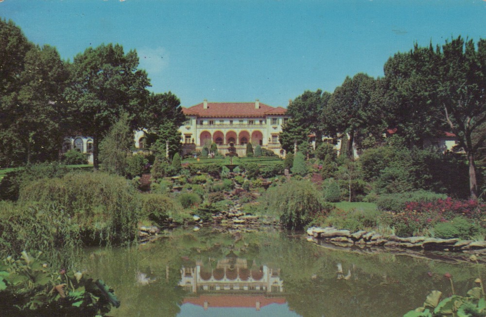 Philbrook Art Center Tulsa Oklahoma Posted Chrome Vintage Postcard