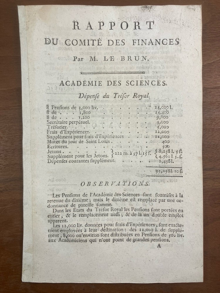 Academy Of Sciences 1788 Observatory French Academy School Of Charts-image
