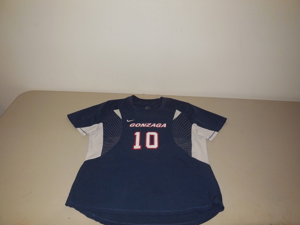 Nike Gonzaga Bulldogs Soccer Jersey Shirt Team Issue Athletic Woman's Large L