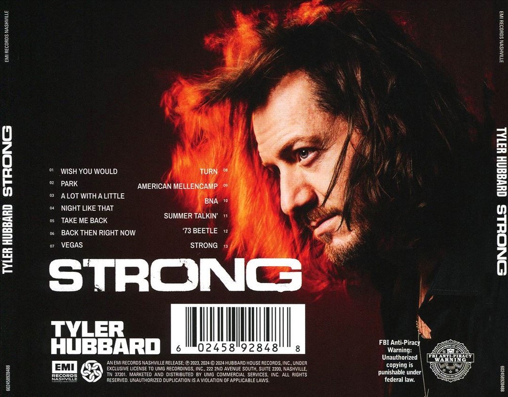 TYLER HUBBARD STRONG NEW CD