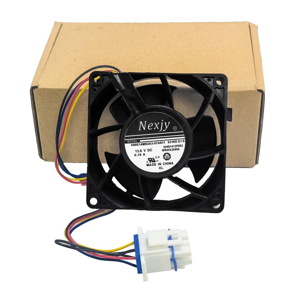 2025 Upgraded OEM WR60X26866 Refrigerator Evaporator Fan Motor Replacement