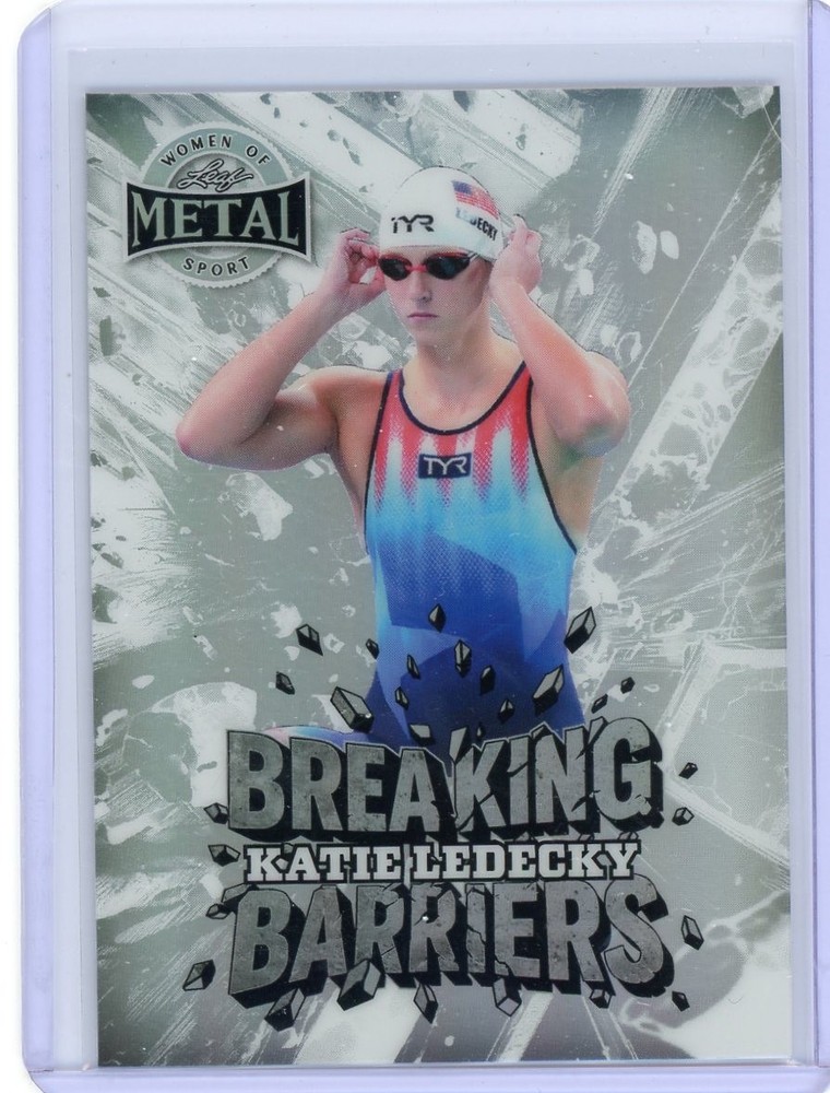 2025 Leaf Metal Women of Sport KATIE LEDECKY Breaking Barriers Non-Auto 10/10