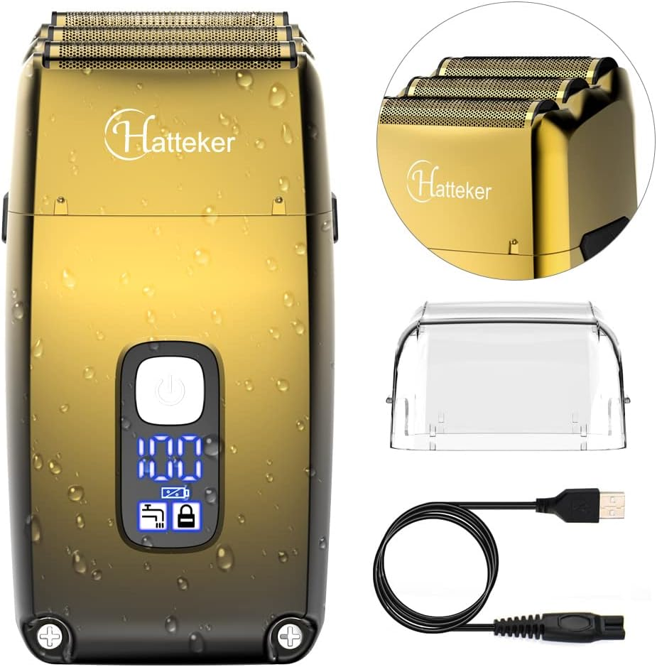 Foil Head Shaver Triple Blades Shaver Electric Shaver Razor for Men Close Bald H