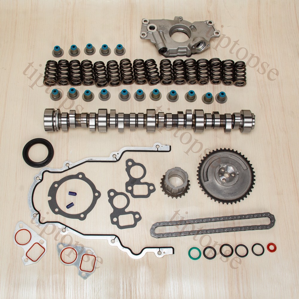 Sloppy Stage 2 Cam Springs Kit Oil Pump Timing Chain for GM LS 4.8L 5.3L