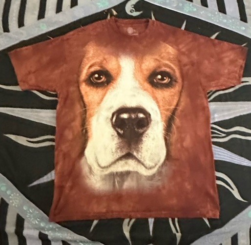 The Mountain Beagle 2011 Men’s Size XL Brown Tie Dye Cotton T Shirt