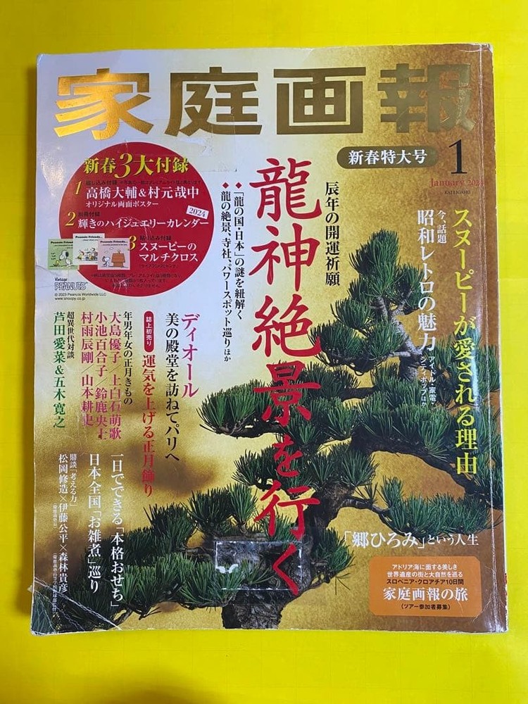 Kateigaho January 2024 Issue Ryujin Spectacular Views  Year Special 378P
