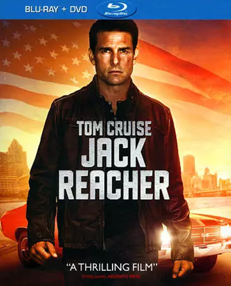 Jack Reacher 2-Disc Blu-ray & DVD Tom Cruise