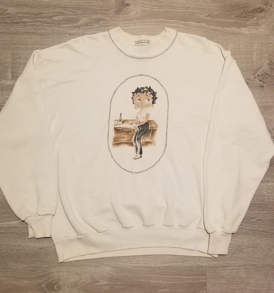 Vintage 90s Betty Boop An Original By Blanca Crewneck Sweatshirt Size XL Womens