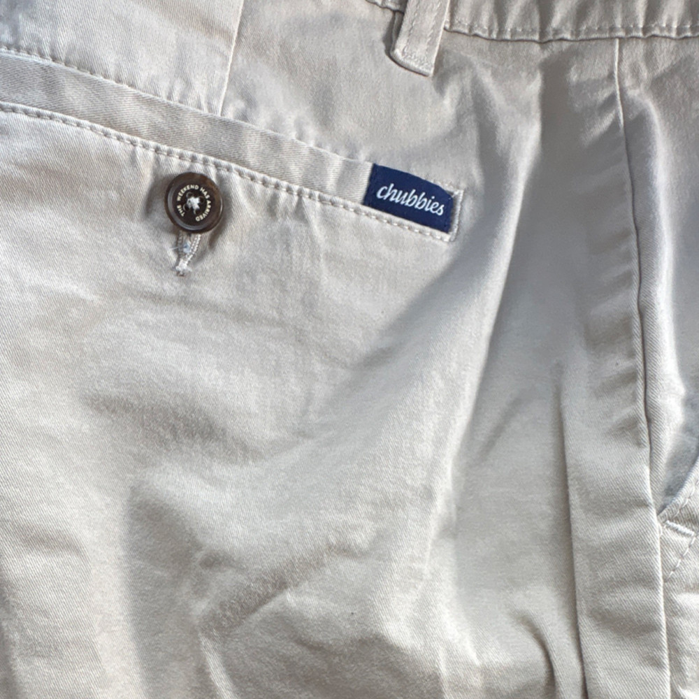 Chubbies Chino Shorts Beige Men's Cotton Regular Fit 5.5