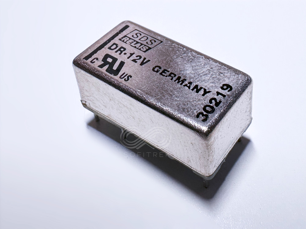DR-12V SDS RELAIS PCB Mount DIP Relay 12VDC SPDT 1A 6-Pin High Sensitivity