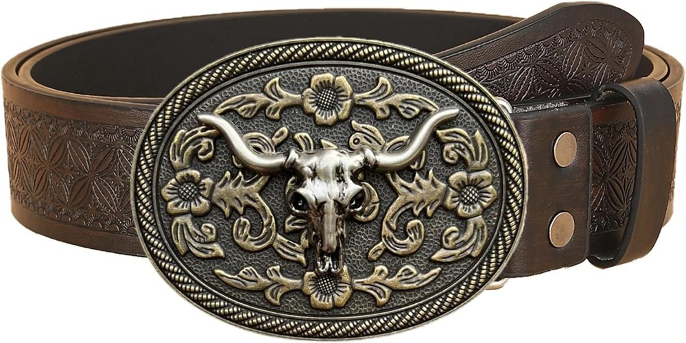Western Cowboy Cowgirl Belt for Men Women - Fit 31