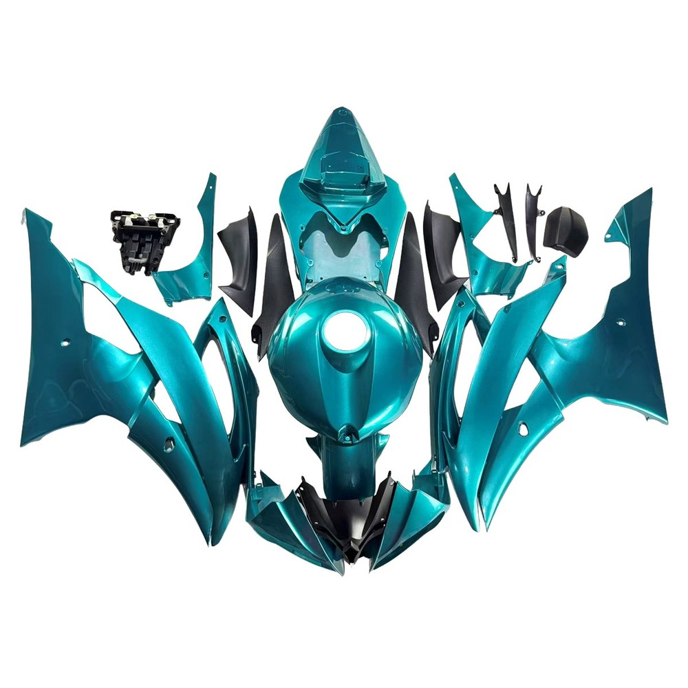Teal Blue Green Fairing Kit for 2008-2016 Yamaha YZF R6 14 15 Injection Bodywork