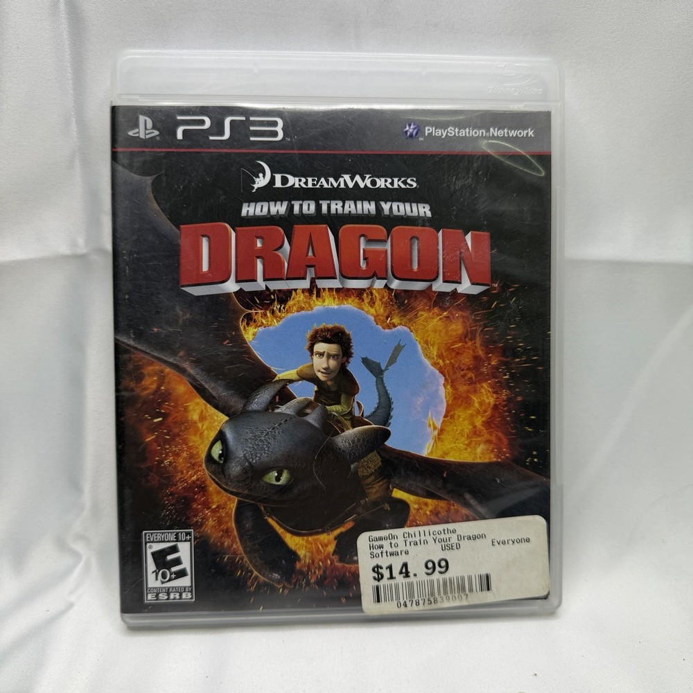 How to Train Your Dragon (Sony PlayStation 3, 2010) Tested and working! PS3 CIB