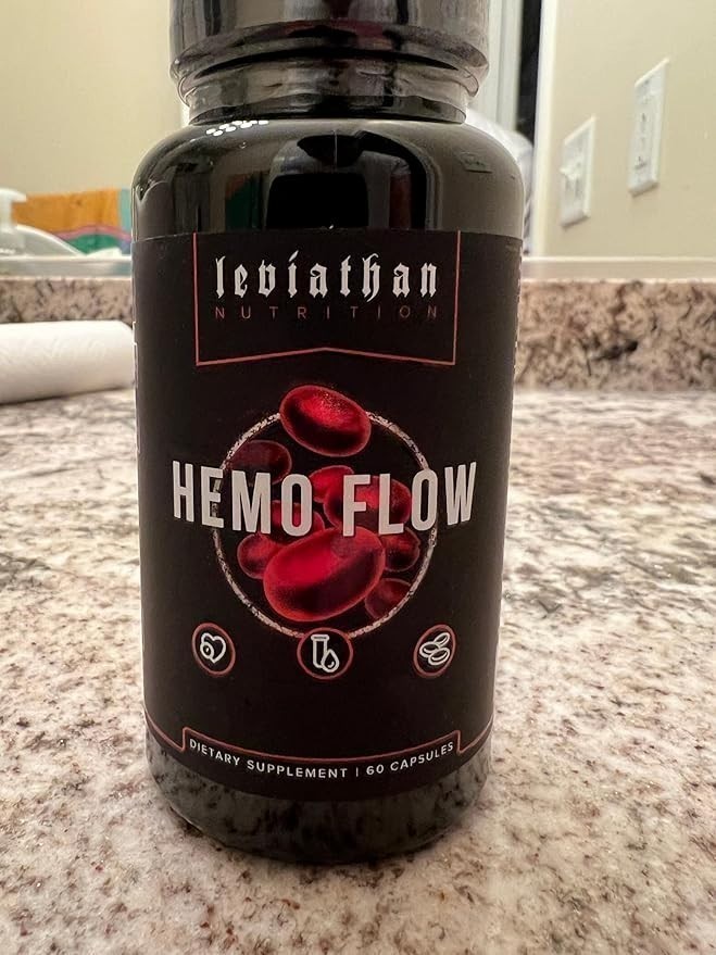 Leviathan Nutrition Hemo Flow Supplement with Nattokinase for Nitric Oxide