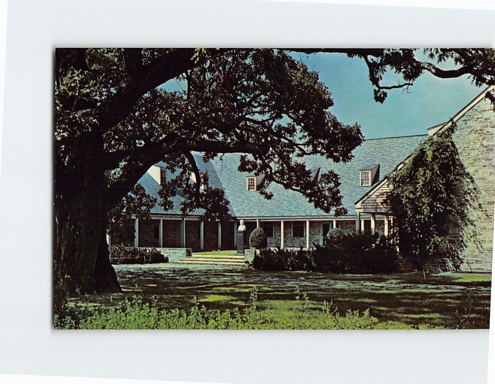 Postcard Franklin D. Roosevelt Library Hyde Park NY USA