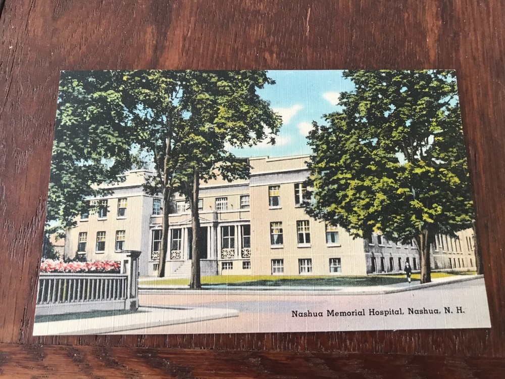Nashua Memorial Hospital Nashua New Hampshire Postcard