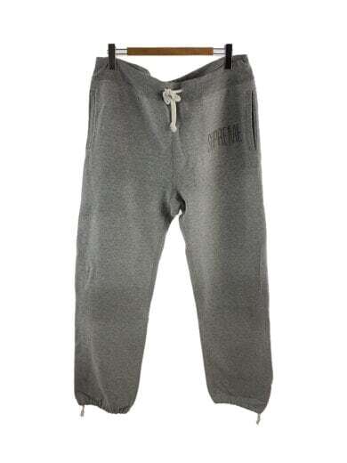 Supreme 10AW   Sweat Pant   Bottom   XL   Cotton   GRY   Solid Color   Drawcor