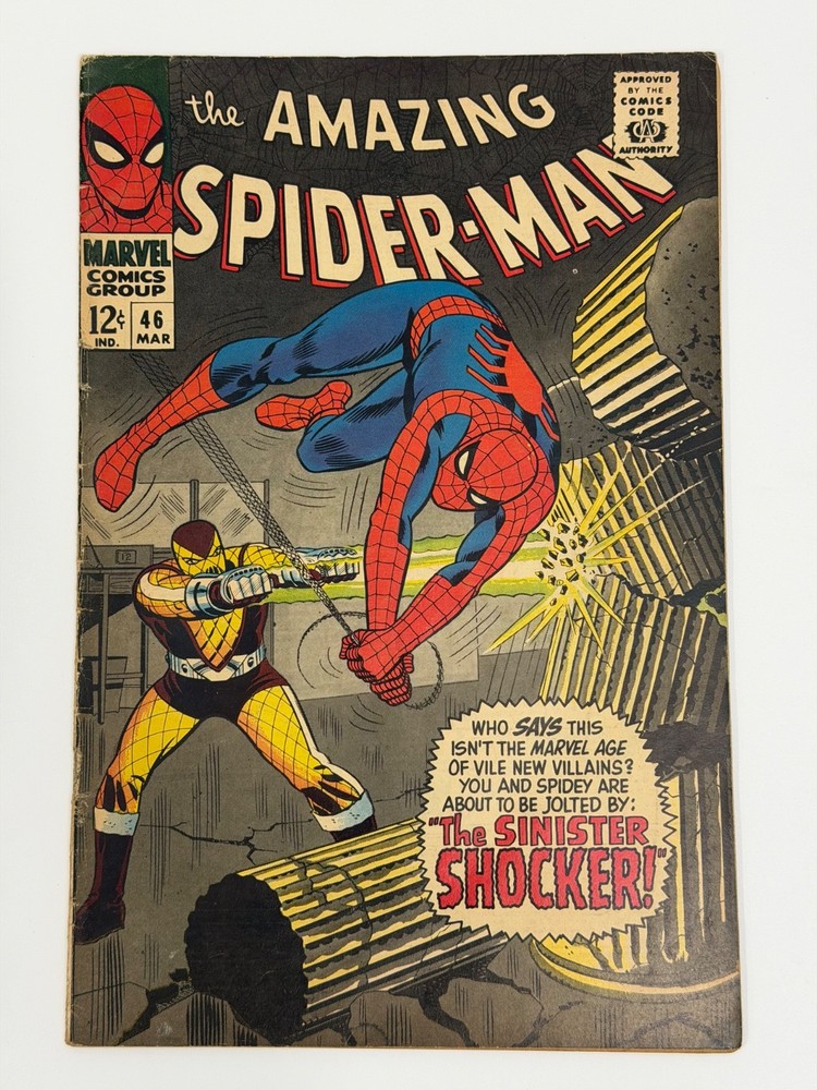 Amazing Spider-Man #46 (March 1967, Marvel Comics) 1st Appearance of The Shocker