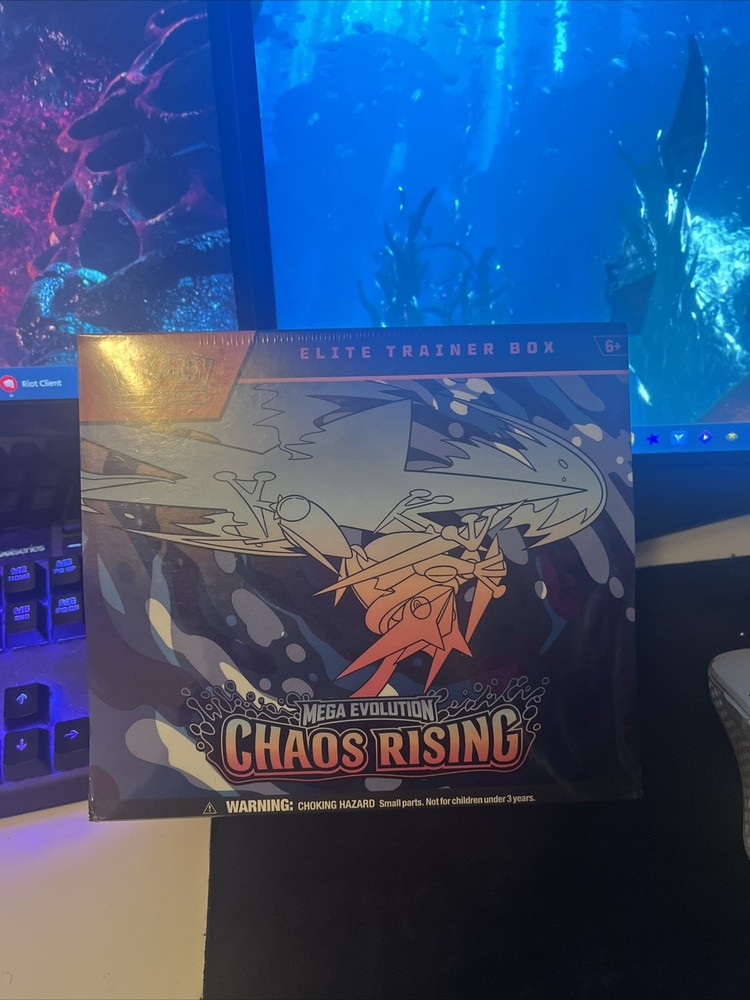 Pokemon Chaos Rising ETB Factory Sealed