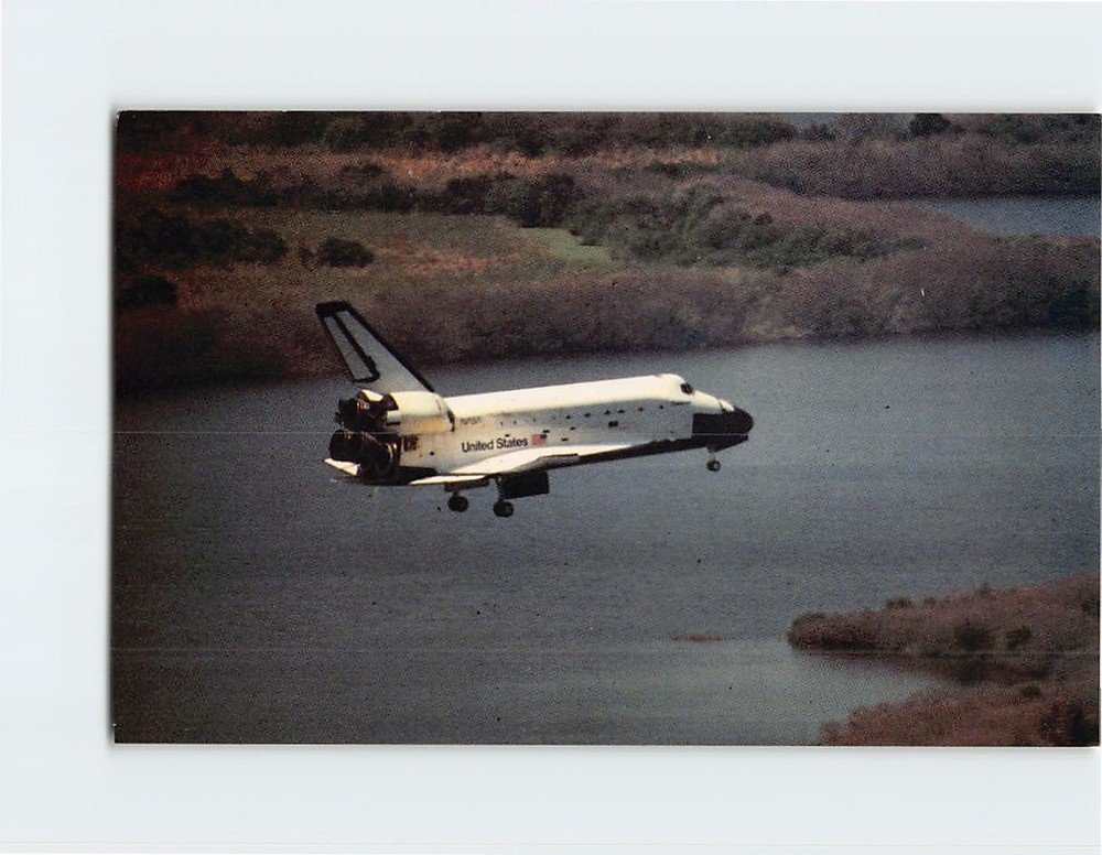 Postcard Space Shuttle Challenger Kennedy Space Center Merritt Island FL USA