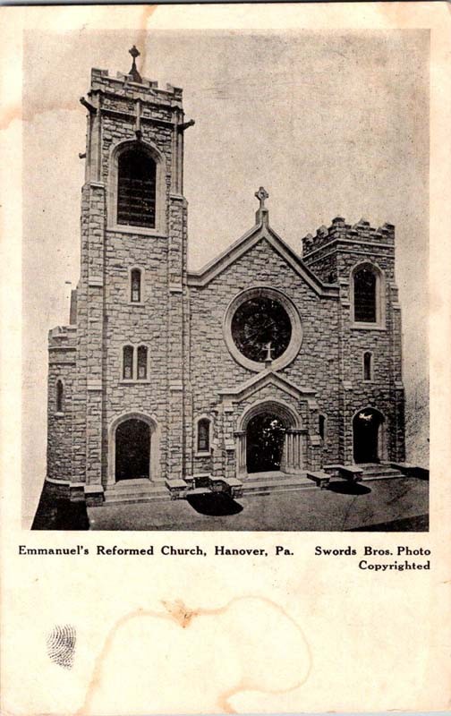 Hanover Pennsylvania PA : CHURCH SCENE m/14 AV8221