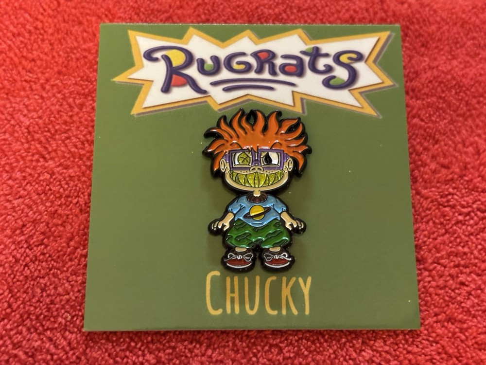 Pinzcity Chuckie Finster Full Body Scare Bear Rugrats Hat Pin