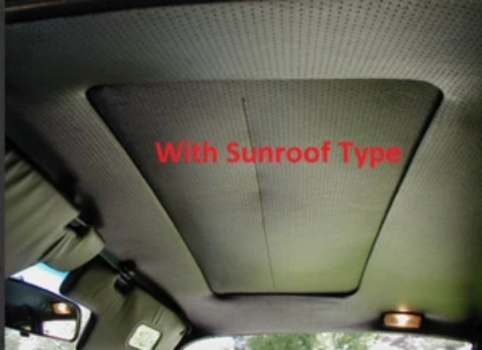 NEW Headliner Headlining of Porsche 911 912 Coupe With Sunroof BLACK 1965-89