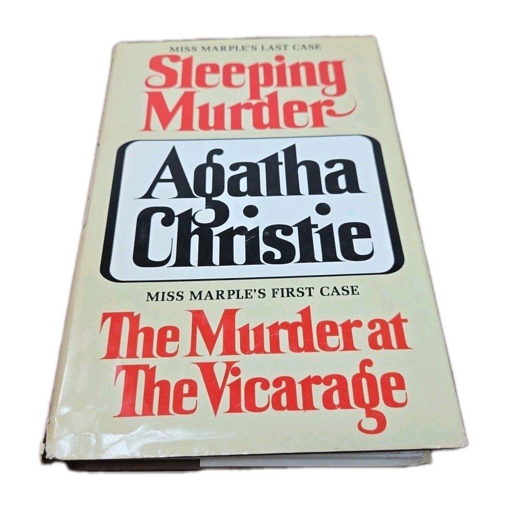 Sleeping Murder + The Murder at the Vicarage, by Agatha Christie—1976—HC, BCE