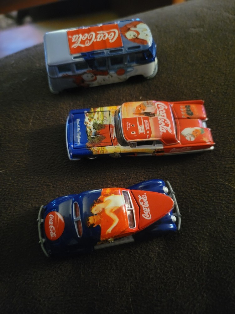 Johnny Lightning Set Of 3 Coca Cola Playing Mantis