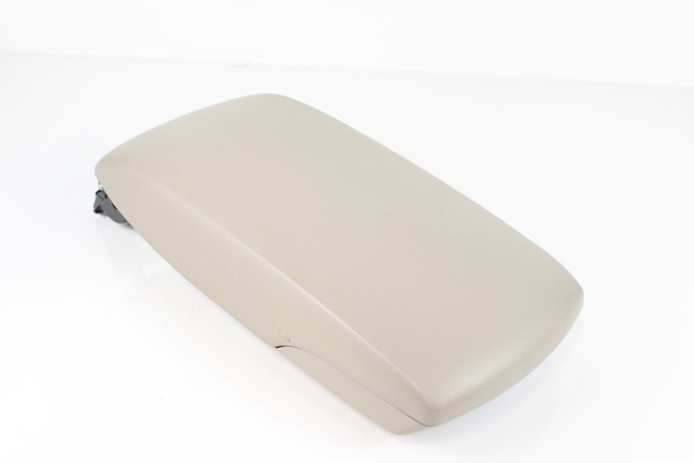 2007-2011 Toyota Camry Center Console Beige Leather Armrest Lid Assembly OEM
