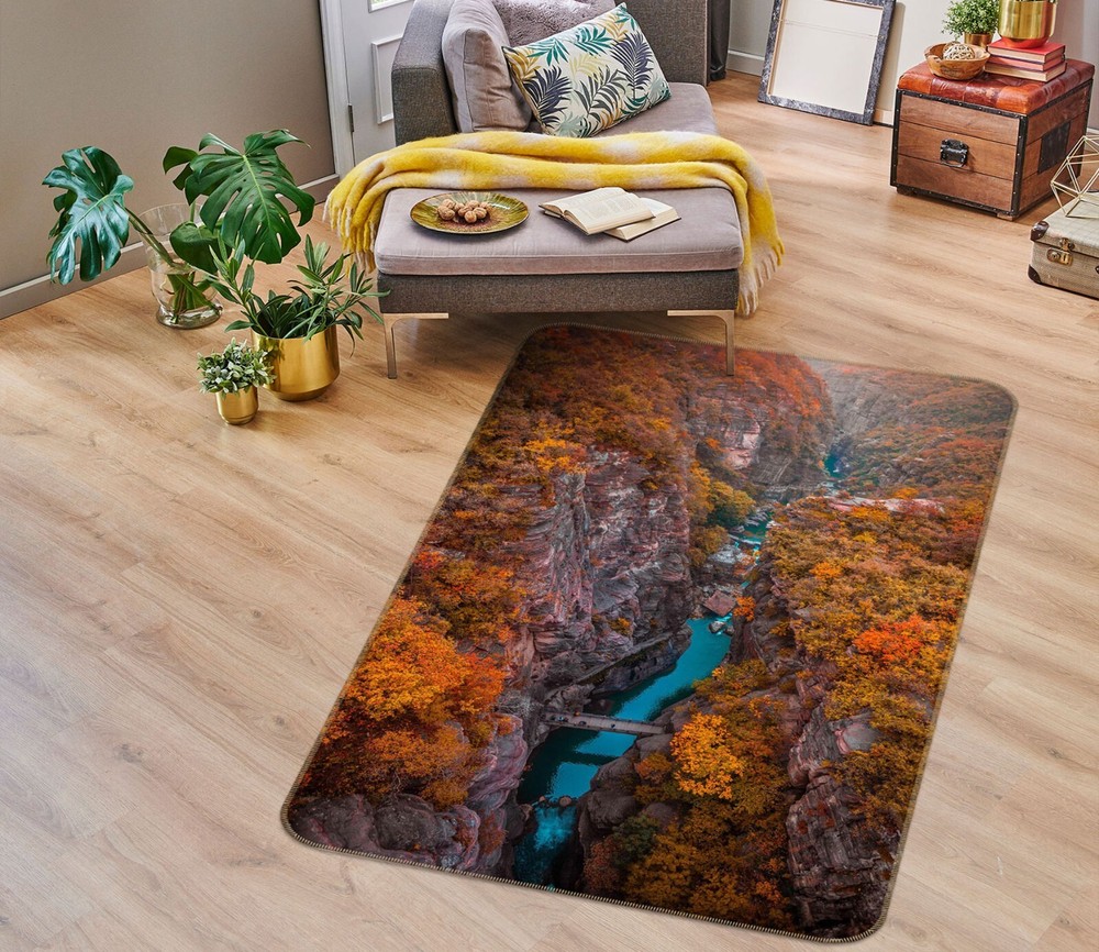 3D Mountain River ZHUC2545 Game Non Slip Carpet Mat Photo Carpet Amy