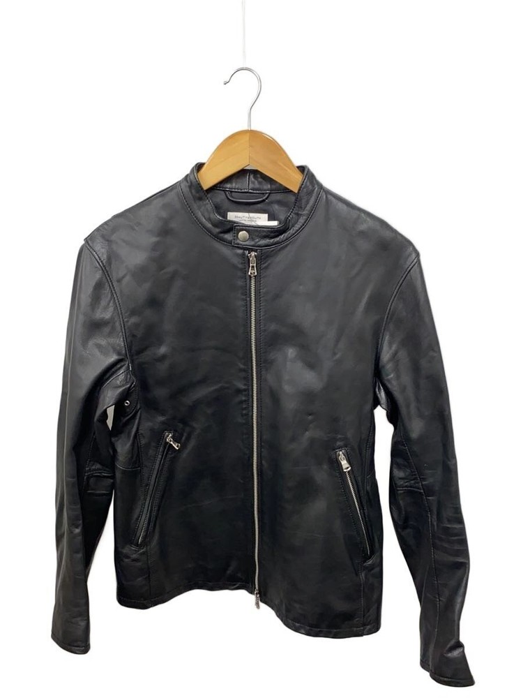 Beauty Youth United Arrows Leather Jacket Blouson/M/Sheepskin/Blk/1225-199-7242/