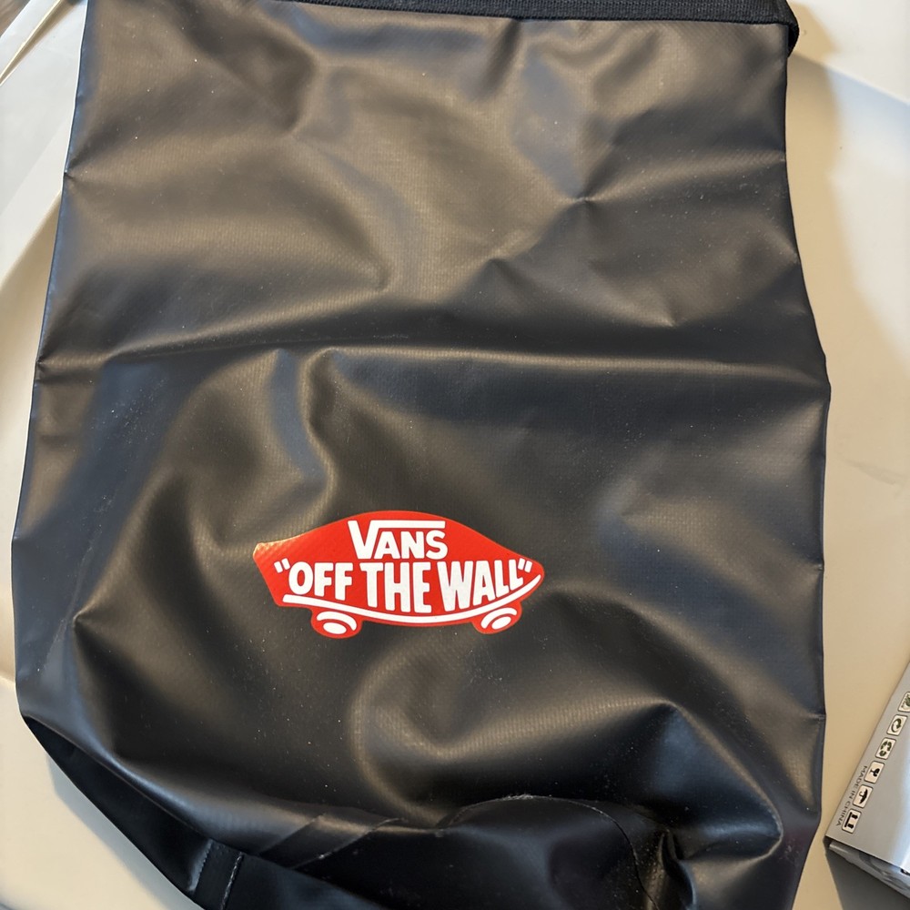 Vans Off The Wall Family Collection Black Essential Outdoor Dry Bag - NWOT