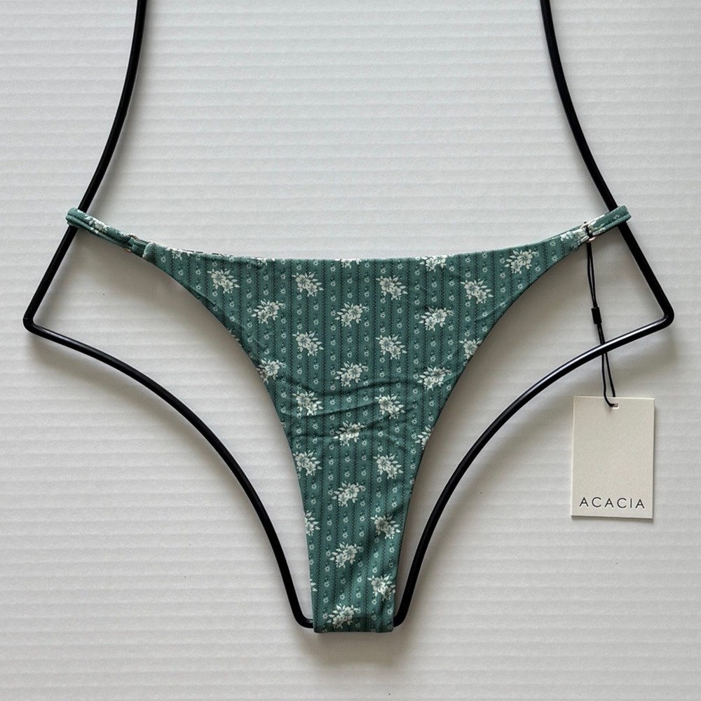 Acacia Swim RALPHY Bikini Bottom - Punahele - High Cut, Minimal Coverage - Large-image