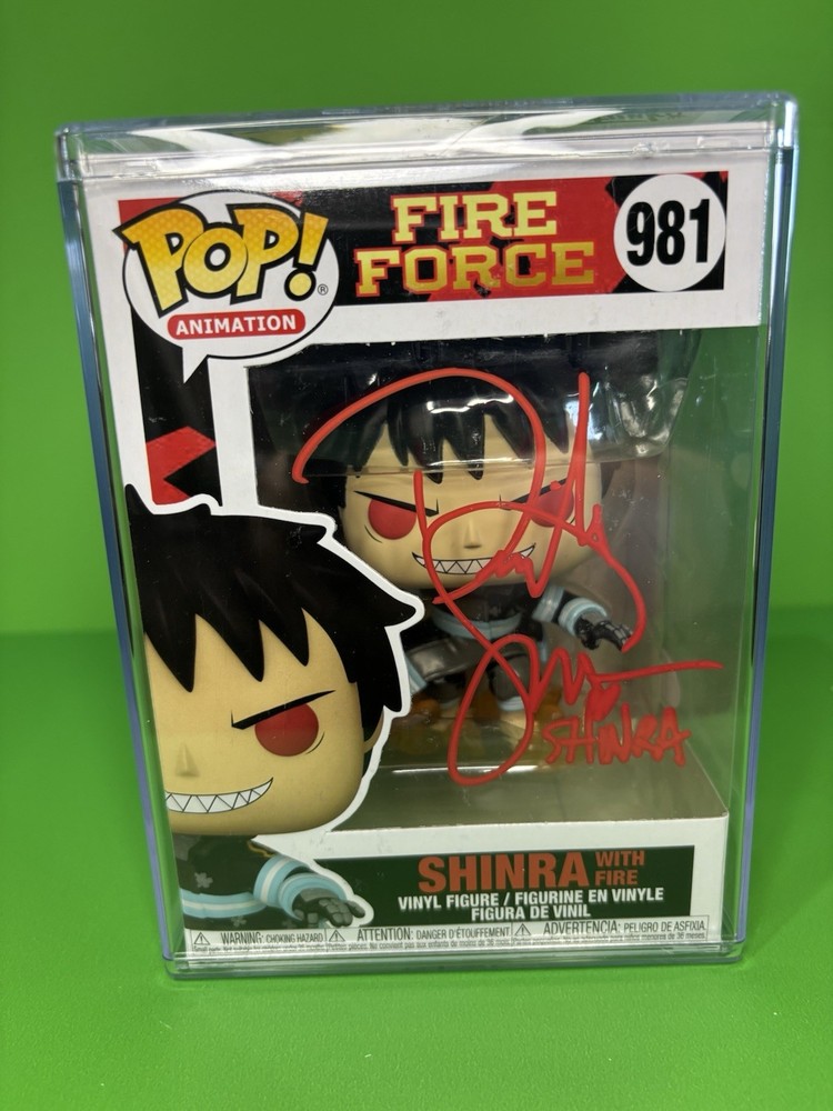 Funko Pop! Vinyl Fire Force Shinra Signed