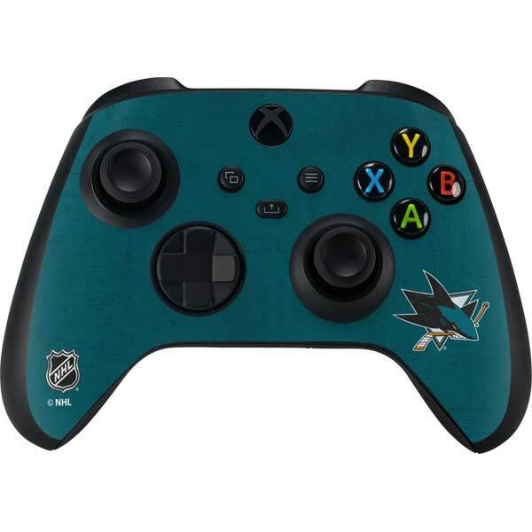 NHL San Jose Sharks Xbox Series X Controller Skin - San Jose Sharks Distressed