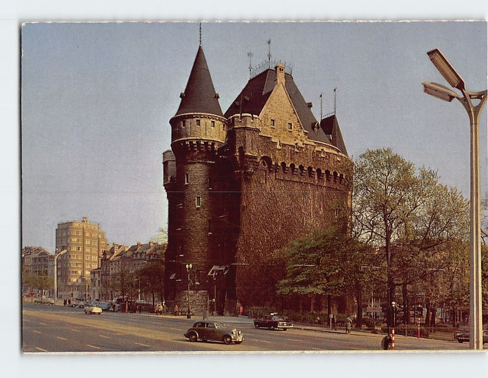 Postcard Gate of Hal Brussels Belgium