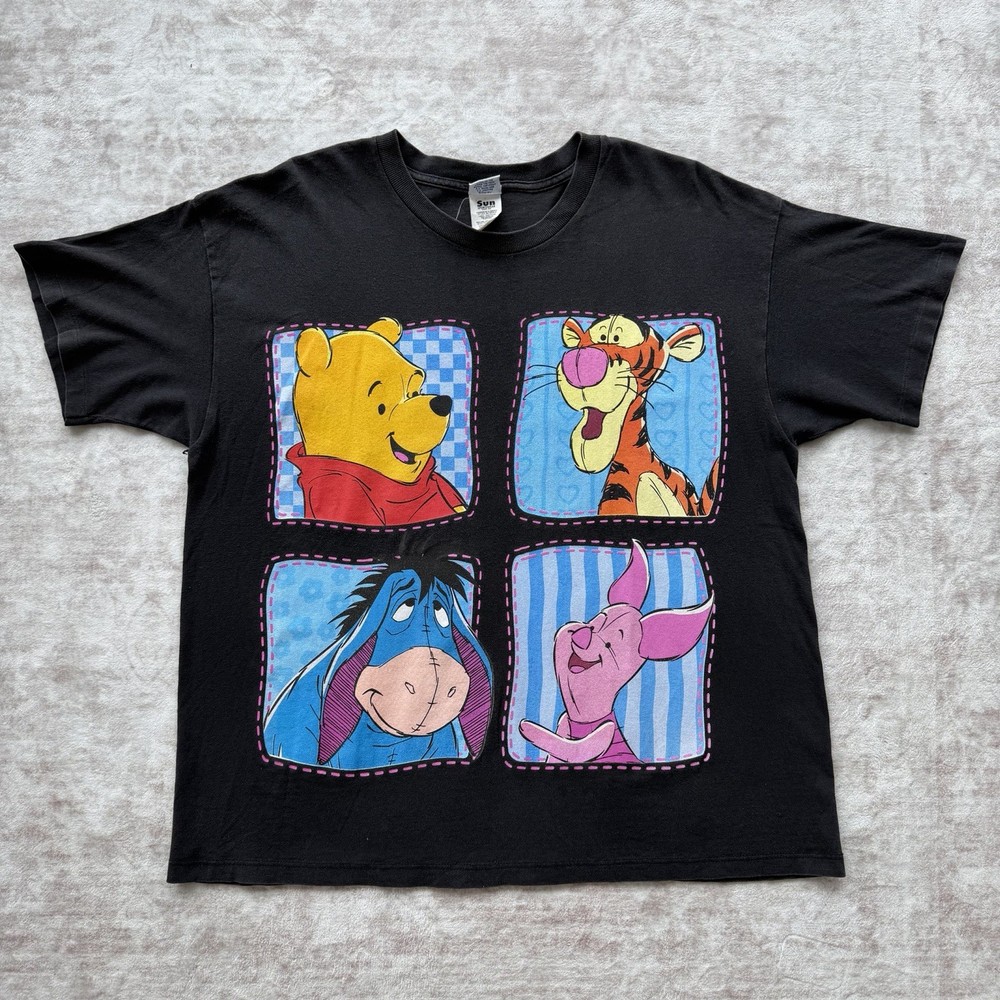 Vintage Winnie The Pooh, Tigger, Eeyore, Piglet Shirt Size Large