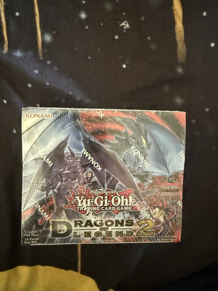 Yu-Gi-Oh! Dragons of Legend 2 1st Edition Booster Box New Factory Sealed English