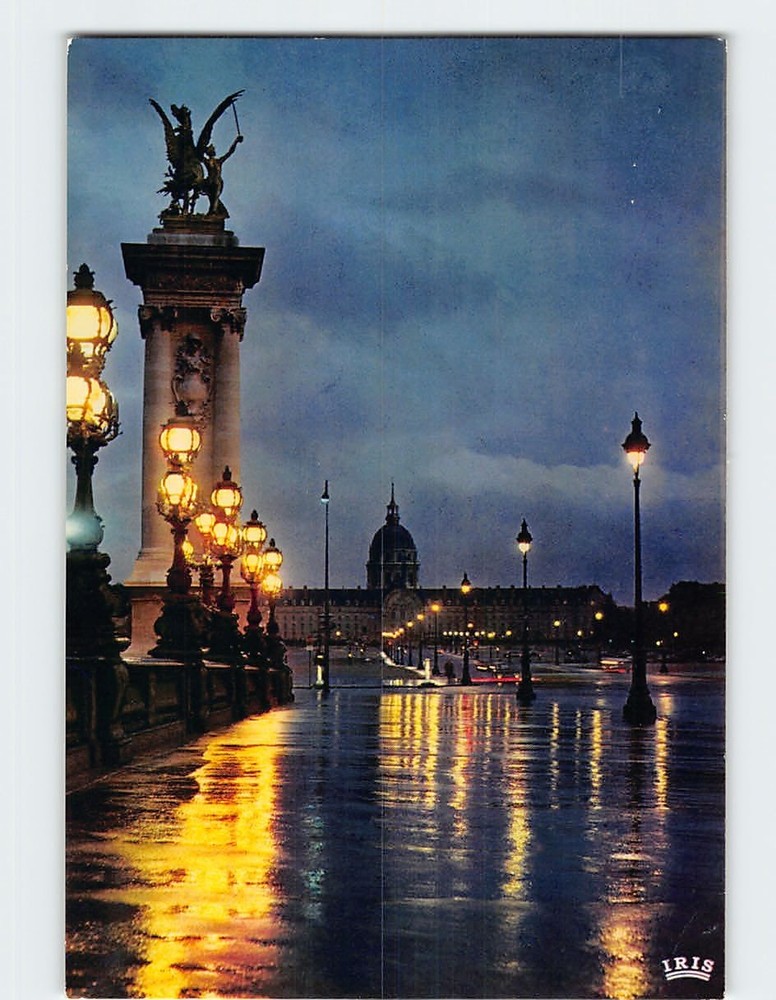 Postcard Pont Alexandre III Paris France