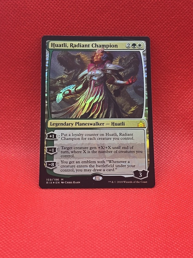 Huatli, Radiant Champion Rivals of Ixalan Foil
