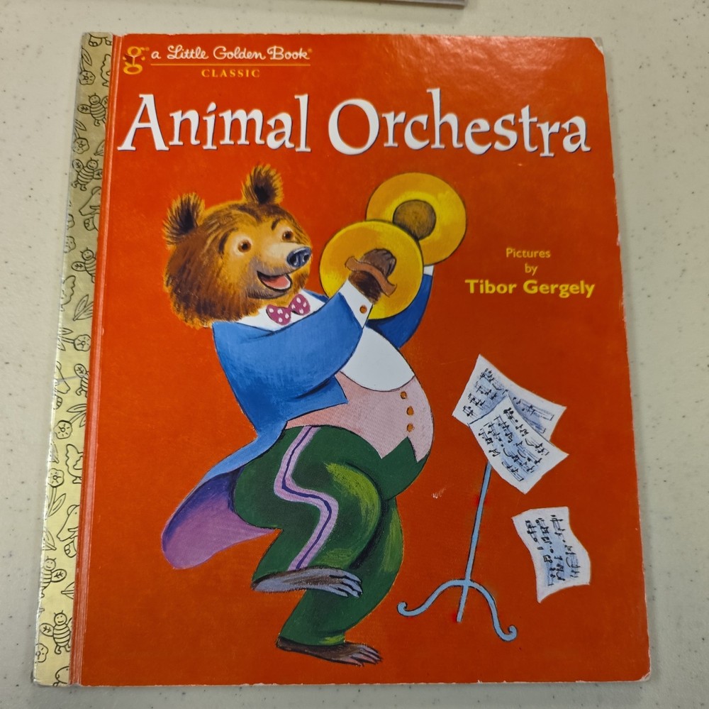 Vintage A Little Golden Classic Book Animal Orchestra 2002 #3279