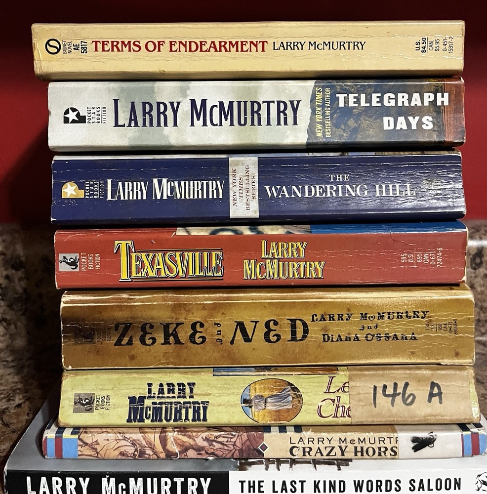 Larry McMurtry 8 Book Lot Crazy Horse Texasville Terms Of Endearment Paperback