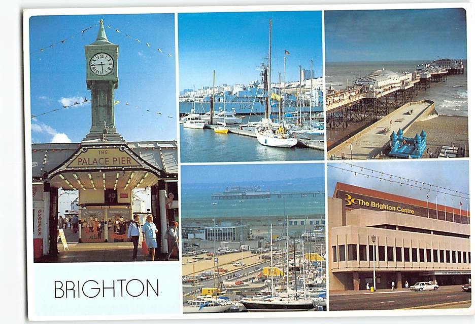 Postcard Brighton and Hove England